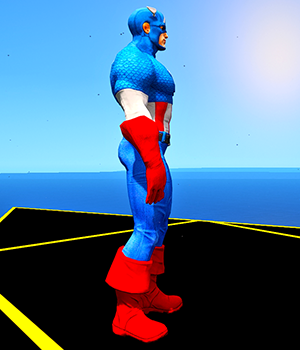 GTA V Captain America Ped